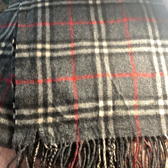 Burberry Plaid Scarf with Fringe - Picture 1 of 10
